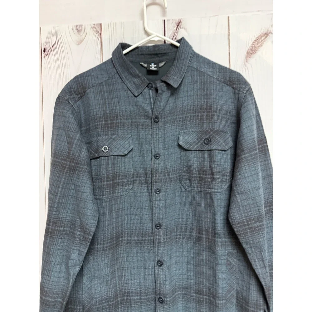 KÜHL Men's Deviatr Shirt Jac Medium Overcast Plaid NWT Button Up Jacket